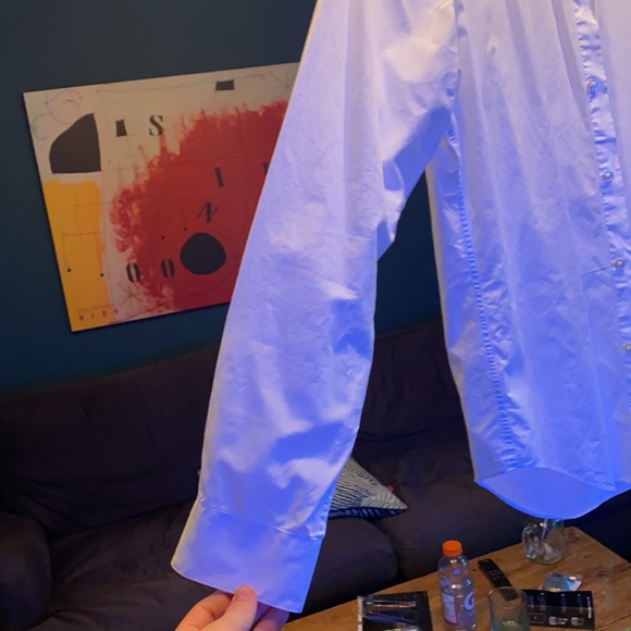 Calvin Klein Slim Fit Dress Shirt - Picture 4 of 8